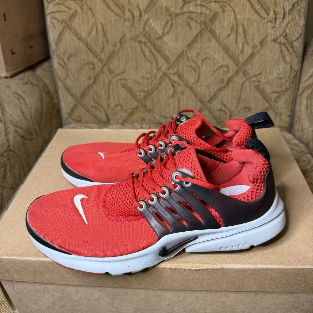 Nike Air Presto University Red Black 833875-600 GS 6Y Women's 7.5 Running Shoes